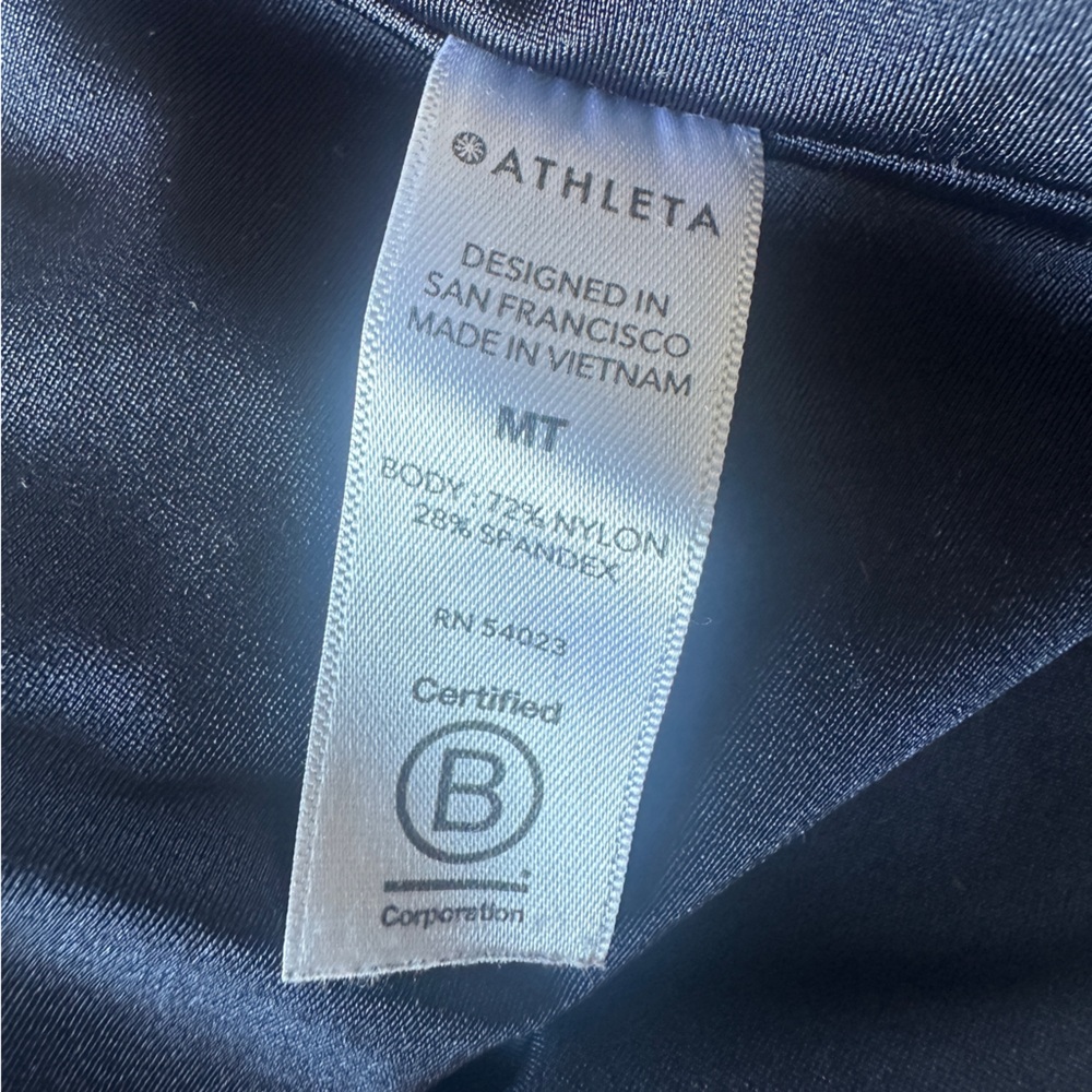 Athleta Navy Blue Leggings - Picture 3 of 3